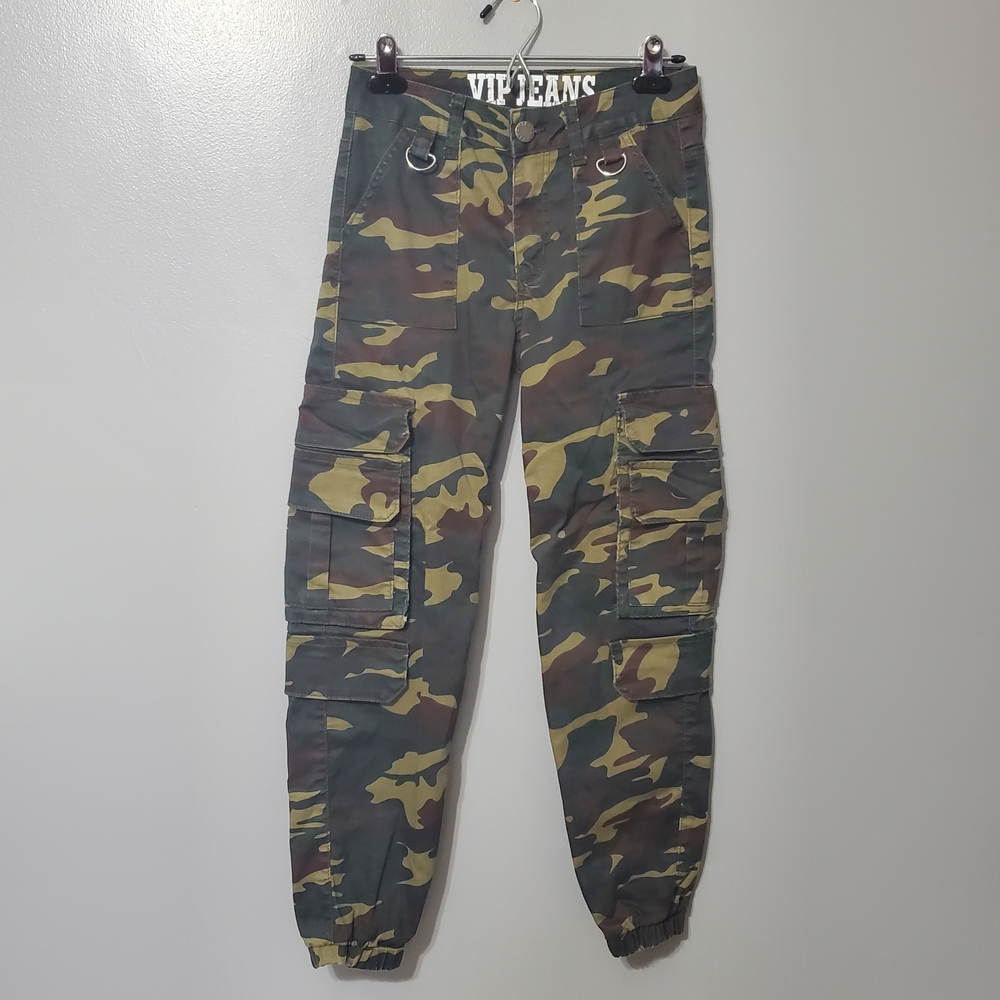 VIP Jeans Camouflage Cargo Jogger Pants